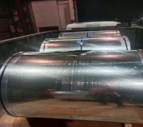 Transporting steel coils